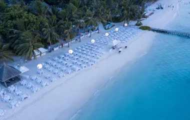 club med kani white dinner on the beach