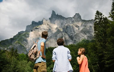 Famille à Grand Massif Samoëns Morillon