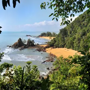 A beach in Club Med Cherating, Malaysia