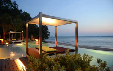 Pool and beach in Malaysia