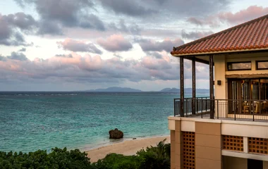 Resort frente a la playa.