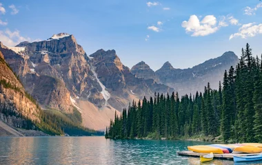 Lago do Parque Nacional de Banff