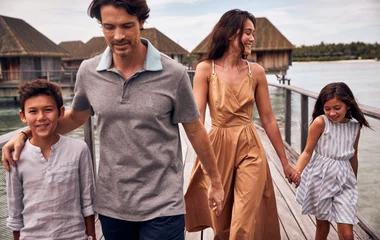 family in club med kani, maldives
