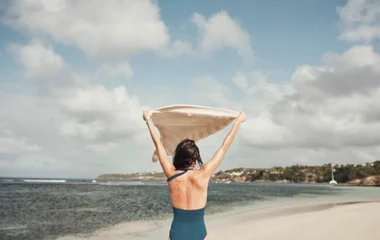 Plage à la Caravelle en Guadeloupe