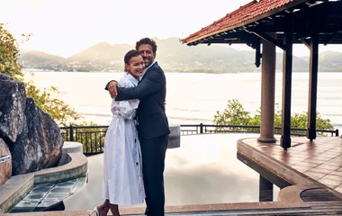 Couple aux Seychelles