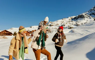 Charming snowscape
