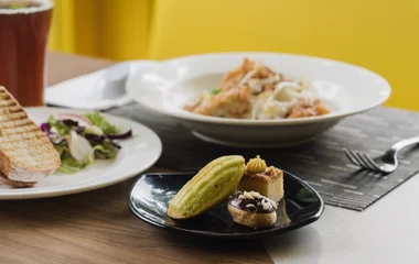 Pratos servidos no Club Med Cherating Beach.