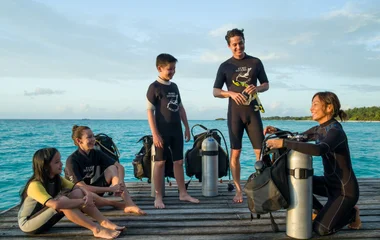 Scuba diving at Club Med