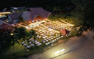 club med cherating beach garden dinner