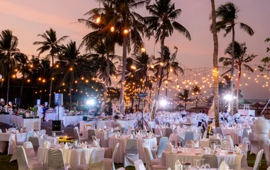 club med bali white garden dinner