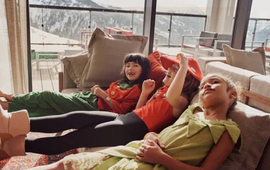 Enfants à La Rosière