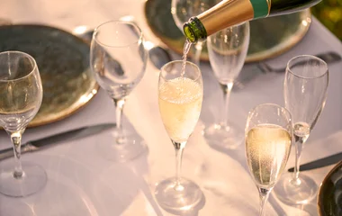 Champagne à Opio en Provence