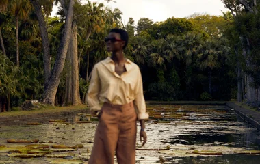 Femme à l'Île Maurice