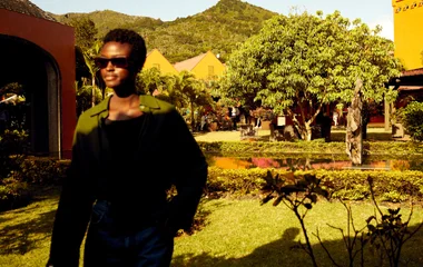 Femme à Chamarel