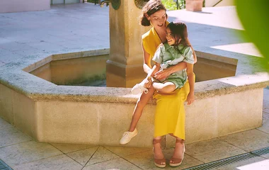 Famille à Opio en Provence