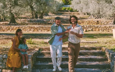 Famille à Opio en Provence