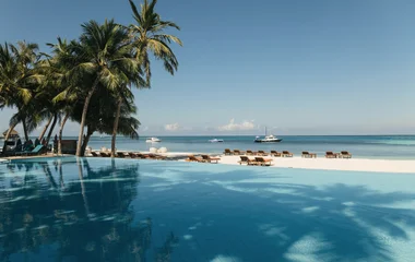 Pool in Mauritius