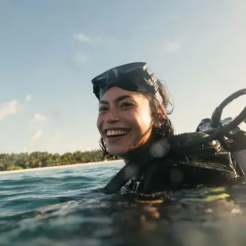 Scuba diving