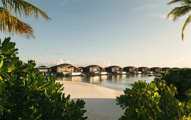 Resort nas Maldivas.