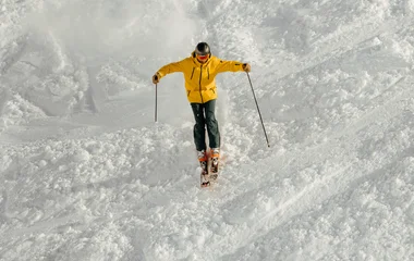 Skieur à Val Thorens