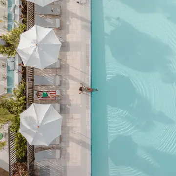 Atividades na piscina