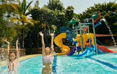 criancas em clube de ferias all inclusive Brasil