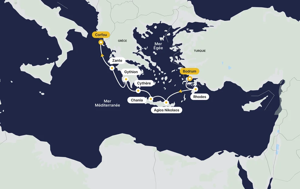 From the Dodecanese to the Ionian Sea
