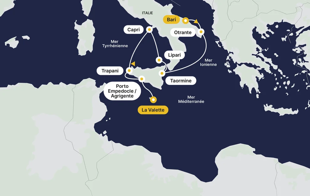 From the Adriatic to Sicily