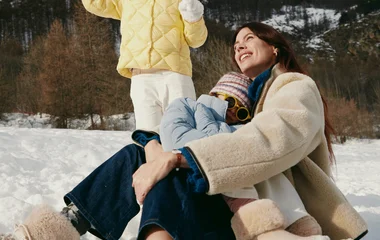 Famille à Serre-Chevalier