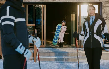 Famille à Serre-Chevalier