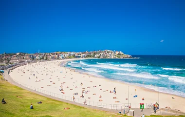Bondi Beach en Sidney durante el verano austral en Australia