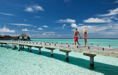 Couple aux Maldives