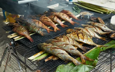 barbeque, fish, seychelles, culture, beach, island, club med