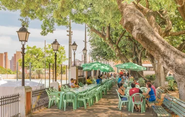 terrasses au brésil au soleil