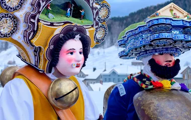 Suisse: le Nouvel An sur le lac Léman