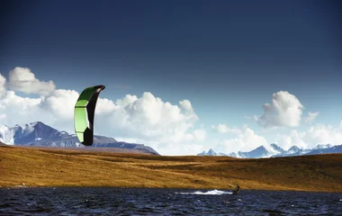 kitesurf montagne