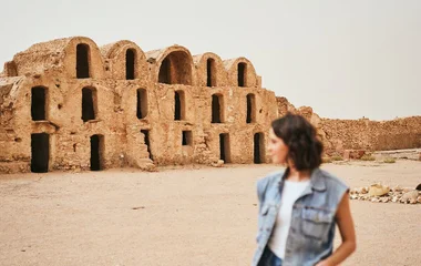 Mujer en Túnez.