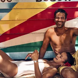 pareja en Seychelles