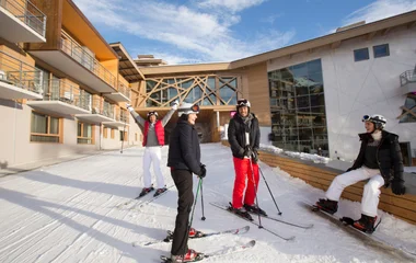 Jovens em Val Thorens.
