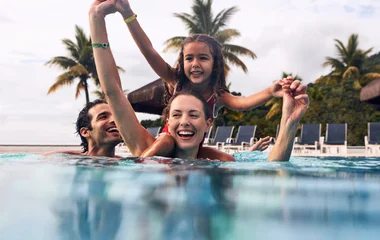 Família no Club Med Rio das Pedras.