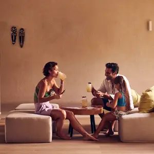 Família em resort do Club Med.