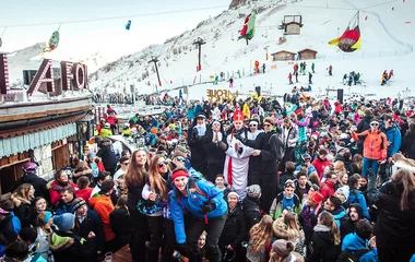 Après-ski em La Folie Douce.