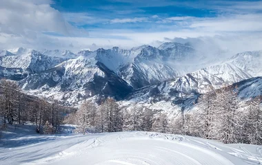 Destino de neve na Itália.