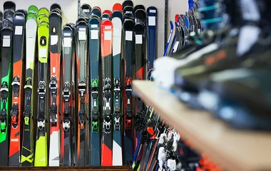 Loja de equipamento de esqui.