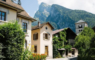 Vilarejo de Samoens.