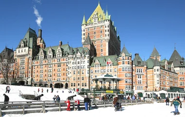 Quebec no inverno.