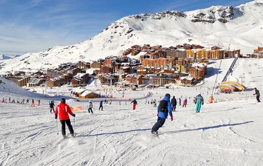 Pista de esqui em Val Thorens.