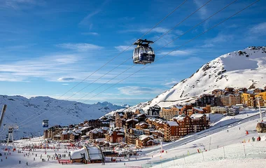 Estação de esqui em Val Thorens.