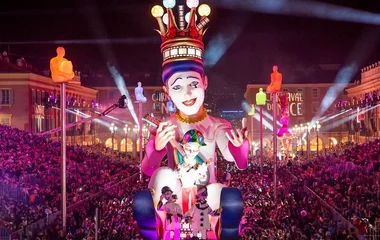 Alegoria no Carnaval de Nice.