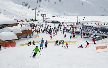 Estação de esqui em Tignes.